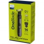 Philips | Hair, Face and Body Trimmer | QP6551/15 OneBlade Pro | Cordless | Wet & Dry | Number of length steps 14 | Black/Green - 7